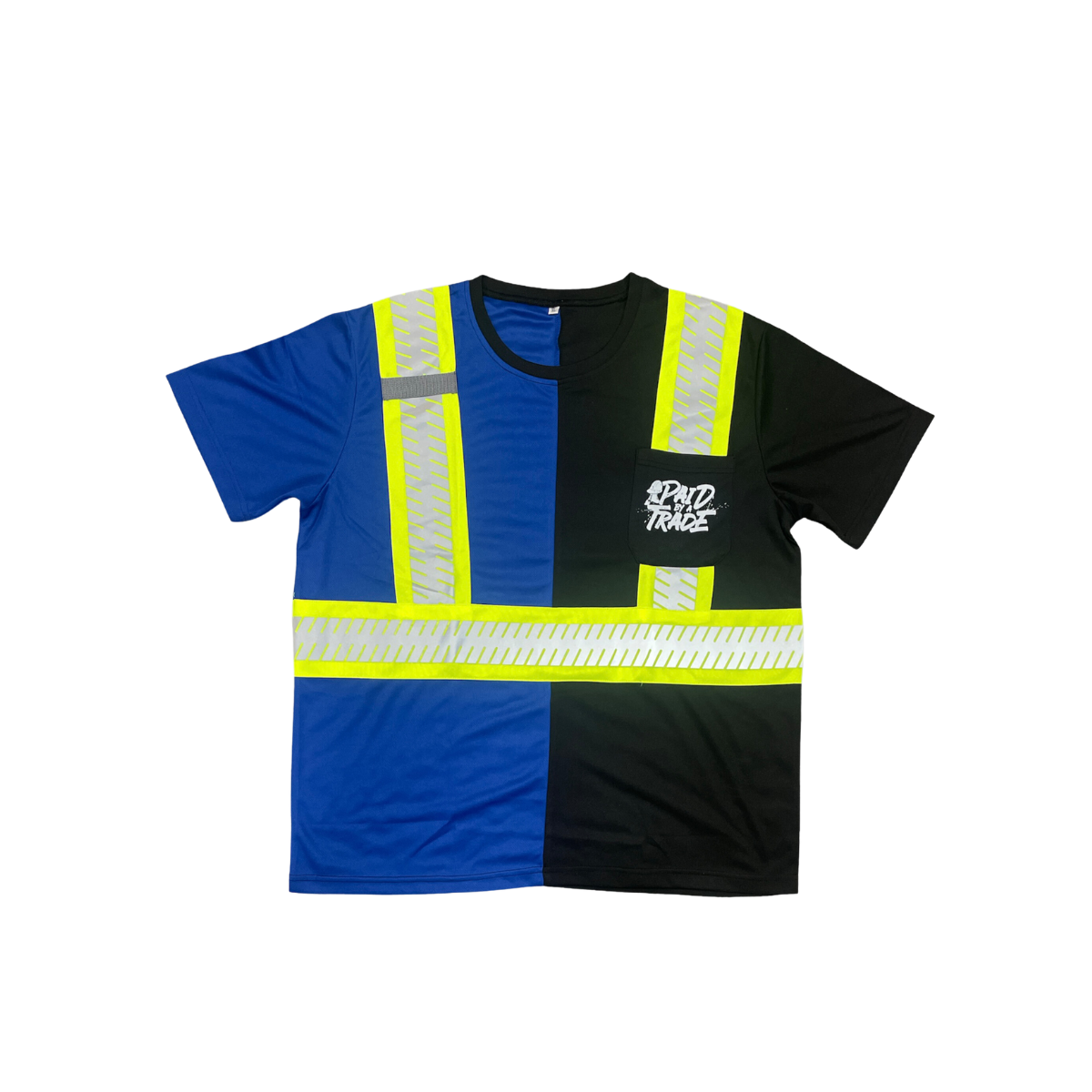 The "Too Safe" Work Shirt Black/Blue