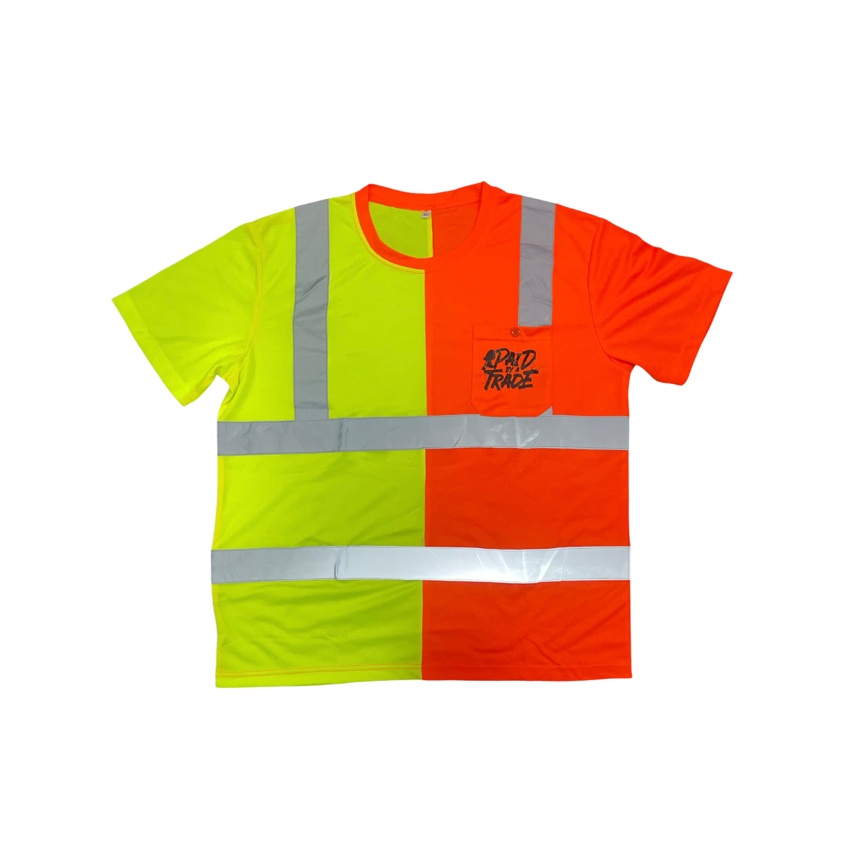 The "Too Safe" Work Shirt Orange/Yellow