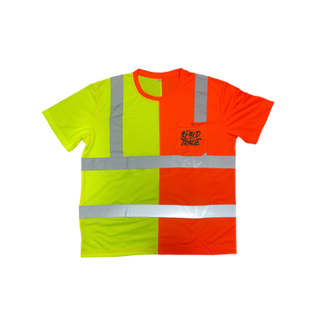 The "Too Safe" Work Shirt Orange/Yellow