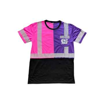 The "Too Safe" Work Shirt Purple/Pink