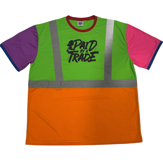 PAID BY A TRADE™ Hi-Viz Safety Shirt – Multi-Color Edition