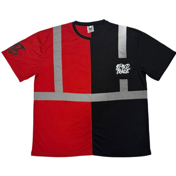 The “Too Safe” Work Shirt Black/ Red