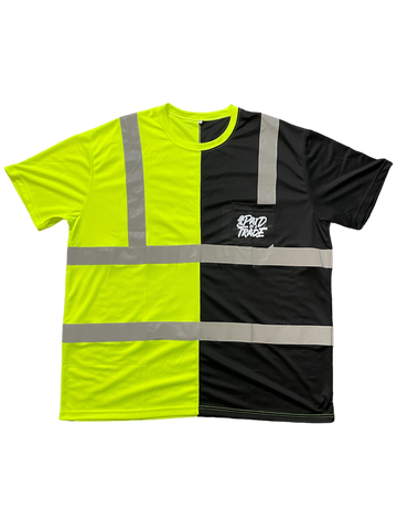 The "Too Safe" Work Shirt Black/Neon